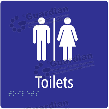 Male/Female Toilets in Blue (180x180) [GBS-03MFT-BL]