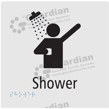 Shower in Silver (180x180) 