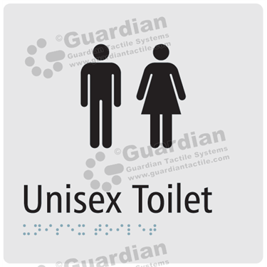 Unisex Toilet in Silver (180x180) [GBS-03UT-SV]
