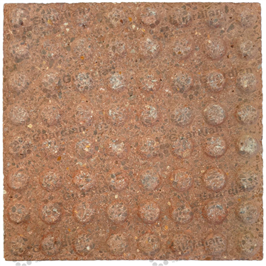 Warning integrated rough red concrete tactile (400x400x60mm) [GTI-01CW-46RRD]